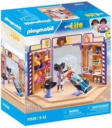 Playmobil kapsalon speelgoedset My Life met accessoires
