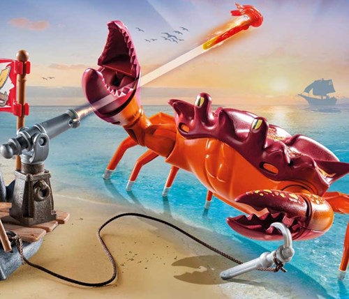 Playmobil piraten speelgoed Strijd tegen de gigantische krab - piratenavontuur-3