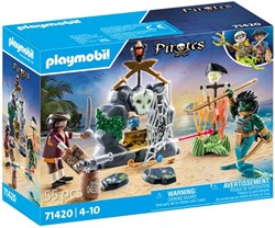 Playmobil Pirates Schatzoeken - Piraten Speelset met Kristallen Schedel