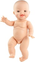 Paola Reina babypop Gordi jongen lachend 34cm vinyl pop
