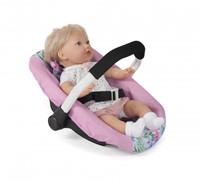 Bayer Chic Poppenautozitje (bloemen wit/roze)-3