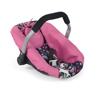 Bayer Chic Poppenautozitje (eenhoorn donkerblauw/roze)