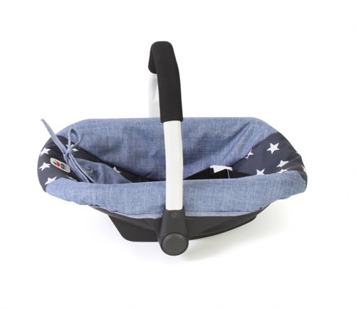 Bayer Chic 2000 poppenautozitje - navy sterren - poppenstoel speelgoed-2