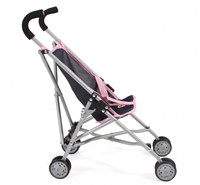 Bayer Chic Poppenbuggy Roma (donkerblauw/hartje)-2