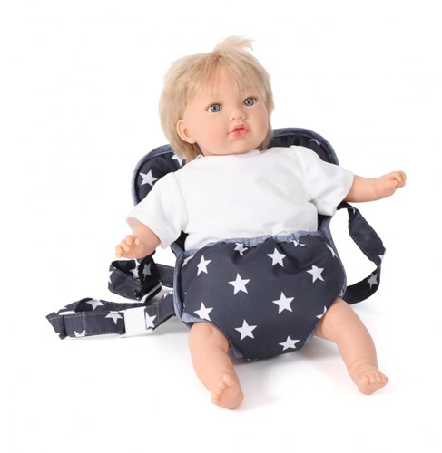 Bayer Chic Poppendraagzak (navy sterren)-2