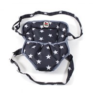 Bayer Chic Poppendraagzak (navy sterren)