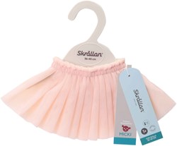 Skrallan poppenkleding tule rok babypop 36-40cm multicolor