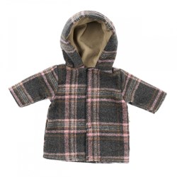 Skrallan poppenkleding winterjas 36-40cm poppenaccessoire