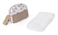 Bayer Chic Poppenluiertas (beige beertjes)-2
