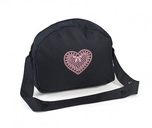 Bayer Chic Poppenluiertas (donkerblauw/hartje)-2