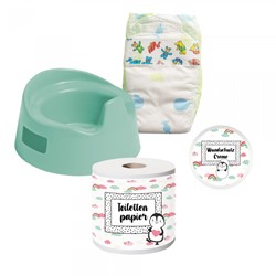 Heless Poppenpak met accessoires 'Pinguin