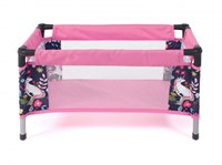 Bayer Chic Poppenreisbed (eenhoorn donkerblauw/roze)-2