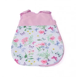Bayer Chic 2000 poppen slaapzak Bola bloemen wit roze babypop accessoire