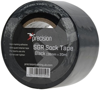 Precision sokkentape sport zwart 38mm - 5 rollen - sterke grip