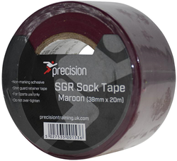 Precision sokkentape sport 38mm bordeaux 5 rollen - sterke grip