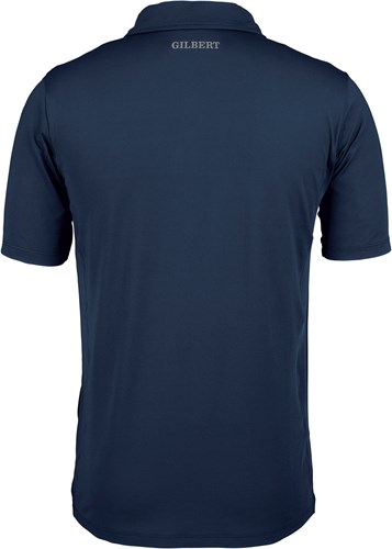 Gilbert polo Pro Tech blauw rugbyshirt - medium maat M-2