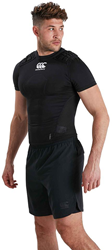 Canterbury Beschermingsvest rugby zwart wit zilver S VapoDri technologie