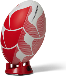Canterbury rugbybal Thrillseeker wit rood maat 5 trainingsbal