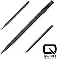 Harrows dartpunten Quickpoints zwart 40mm - dartaccessoire