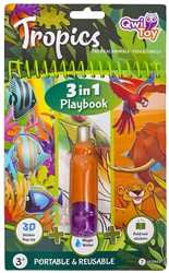 QwiToys Qwi Toy 3 in 1 Playbook Tropics