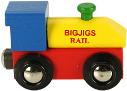Bigjigs Lettertrein locomotief
