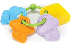 Green Toys rammelaar sleutels baby duurzaam speelgoed