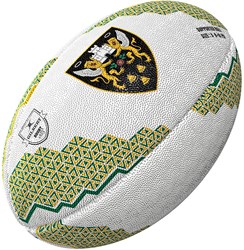Gilbert rugbybal Northampton Saints supporter maat 4 wit