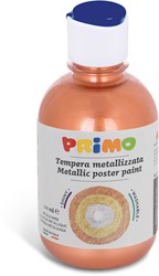 Primo kant-en-klare METALLIC plakkaatverf, fles 300 ml met doorstroomdop koper