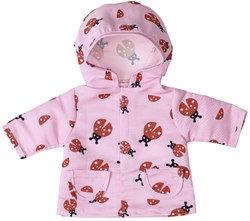 Skrallan poppen regenjas 36-40 cm - waterdichte poppenkleding