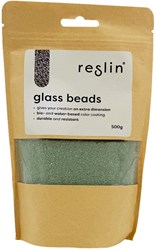 Reslin® Reslin Glazen Kralen 500 gr Bleekgroen