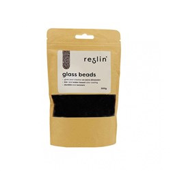 Reslin® Reslin Glazen Kralen 500 gr Gitzwart