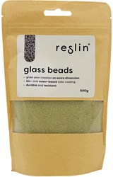 Reslin® Reslin Glazen Kralen 500 gr Ivoor
