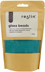 Reslin® Reslin Glazen Kralen 500 gr Turkoois