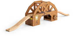 BigJigs houten trein Rickety Bridge - Wild West brug accessoire