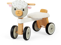 BigJigs houten loopfiets Ride On Sheep - peuter speelgoed schapenvoertuig