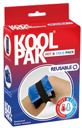 Koolpak herbruikbare hot & cold pack - flexibel warmtekussen zwart