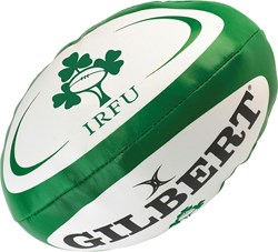 Gilbert rugby sponsbal groen - speelgoedbal voor binnen en buiten