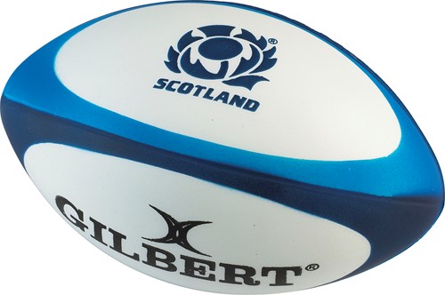 Gilbert stressbal Schotland rugby - anti-stress speelgoed bal blauw