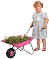 Rolly Toys kinderkruiwagen metaal roze - tuin speelgoed voor kinderen-2