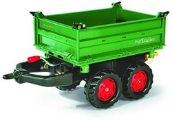 Rolly Toys aanhanger Megatrailer groen voor traptractor speelgoed