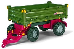 Rolly Toys aanhanger speelgoed - Multi Trailer groen voor traptractor