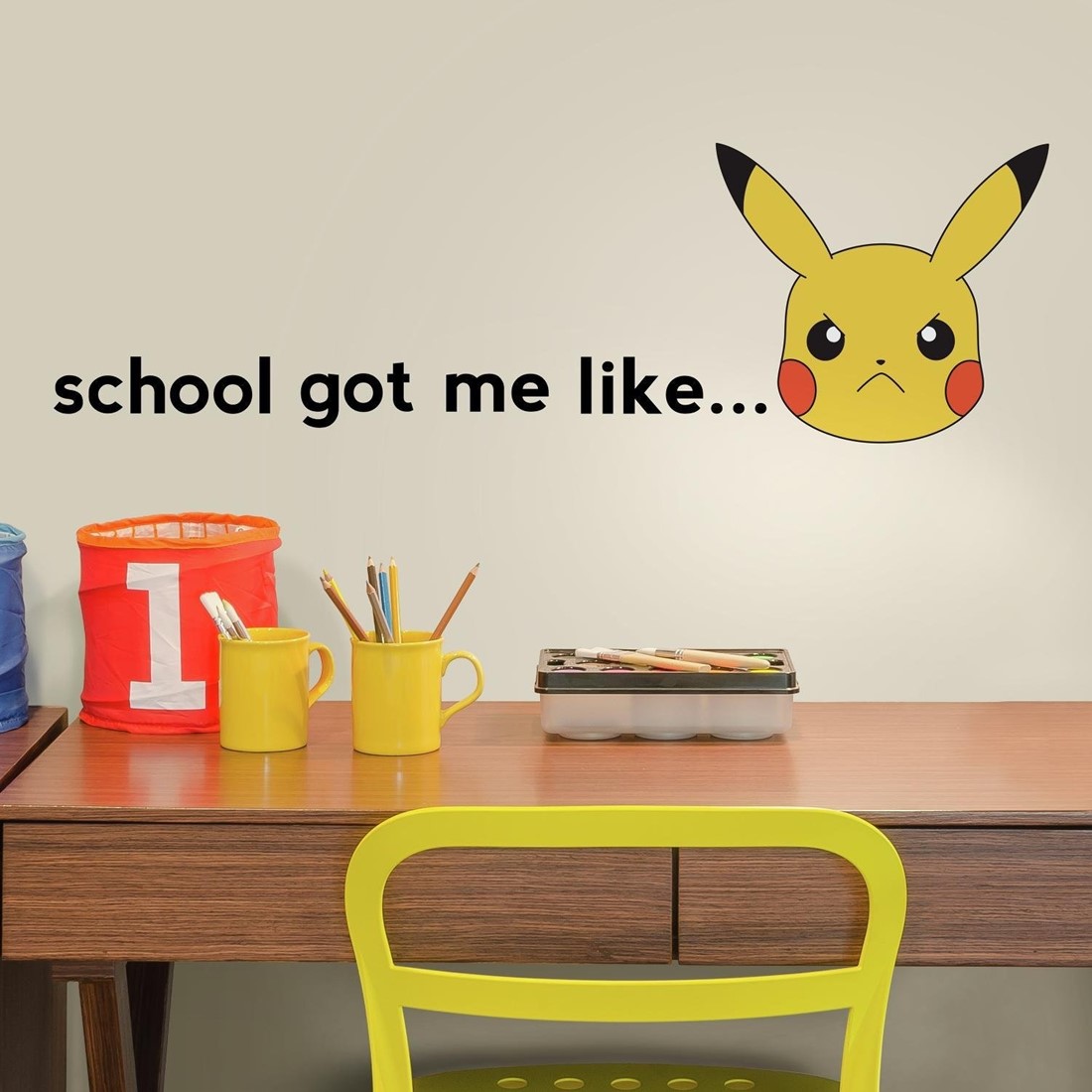 wenselijk bestrating anders Pokémon Muursticker RoomMates - Faces kopen?