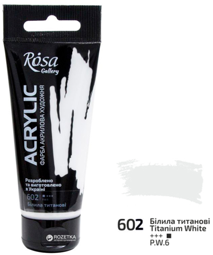 Rosa Gallery Rosa Gallery Acrylverf 60 ml 602 Titanium White