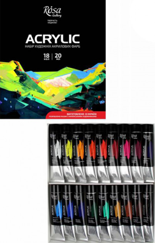 Rosa Gallery Rosa Gallery Acrylverf Set 18x20 ml