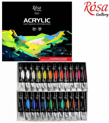 Rosa Gallery Rosa Gallery Acrylverf Set 24x20 ml