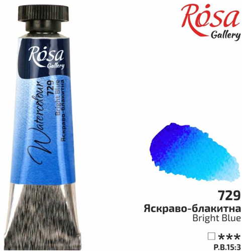 Rosa Gallery Rosa Gallery Aquarelverf Tube 10 ml Helderblauw