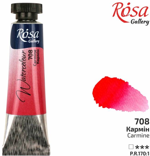 Rosa Gallery Rosa Gallery Aquarelverf Tube 10 ml Karmijn