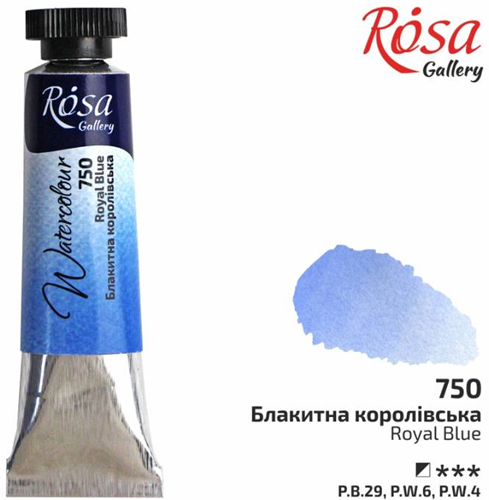Rosa Gallery Rosa Gallery Aquarelverf Tube 10 ml Koningsblauw