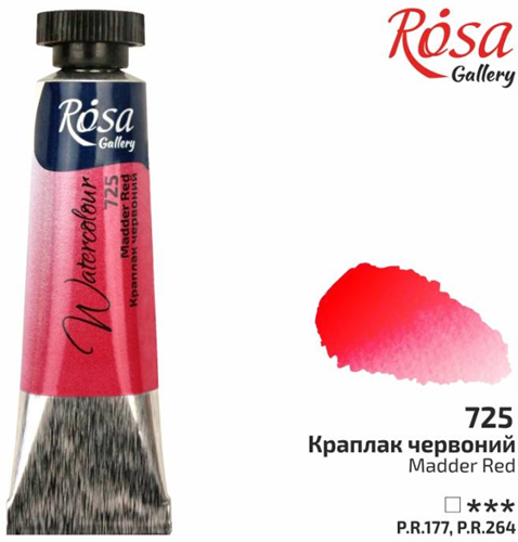 Rosa Gallery Rosa Gallery Aquarelverf Tube 10 ml Kraplak Rood