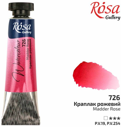 Rosa Gallery Rosa Gallery Aquarelverf Tube 10 ml Kraplak Roze
